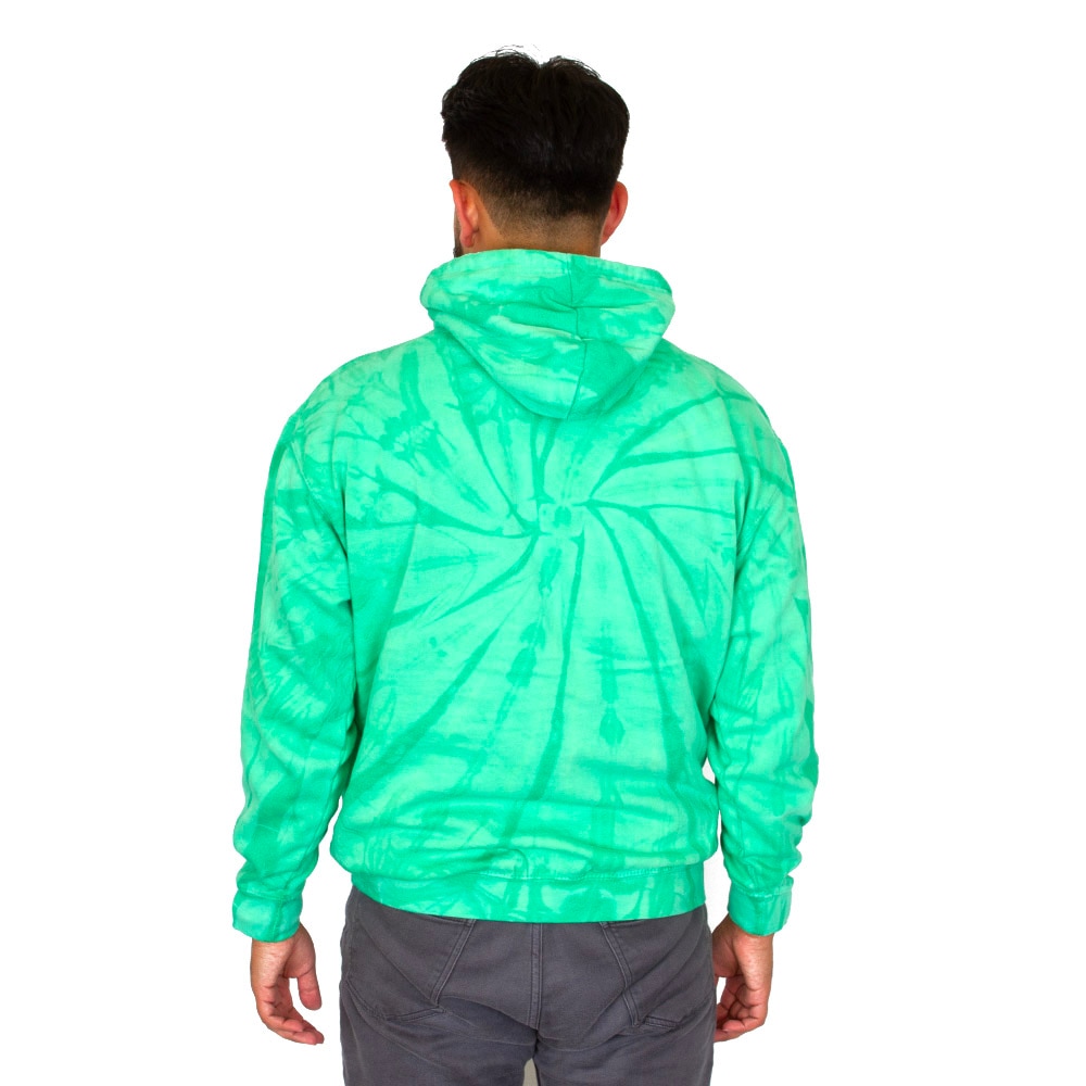 Ducks Spirit, Green, Hoodie, Cotton Blend, Men, Unisex, Football, Class Trip, Tie-Dye, Grateful Dead, Steal ur Face, Pullover, Sweatshirt, 997220